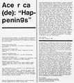 Masotta. Acerca (de): Happenings