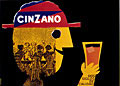 Afiche Cinzano