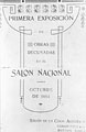 Primera exposición de obras recusadas en el Salón Nacional