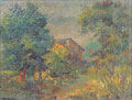Malharro. Rancho en el paisaje, c. 1902