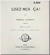 Lisez-moi Ça! (portadilla)