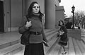 Liliana Maresca frente al Museo Nacional