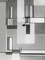 Yente. Obra en Retrospectiva abstracta, Van Riel, 1956. Fotografía documental